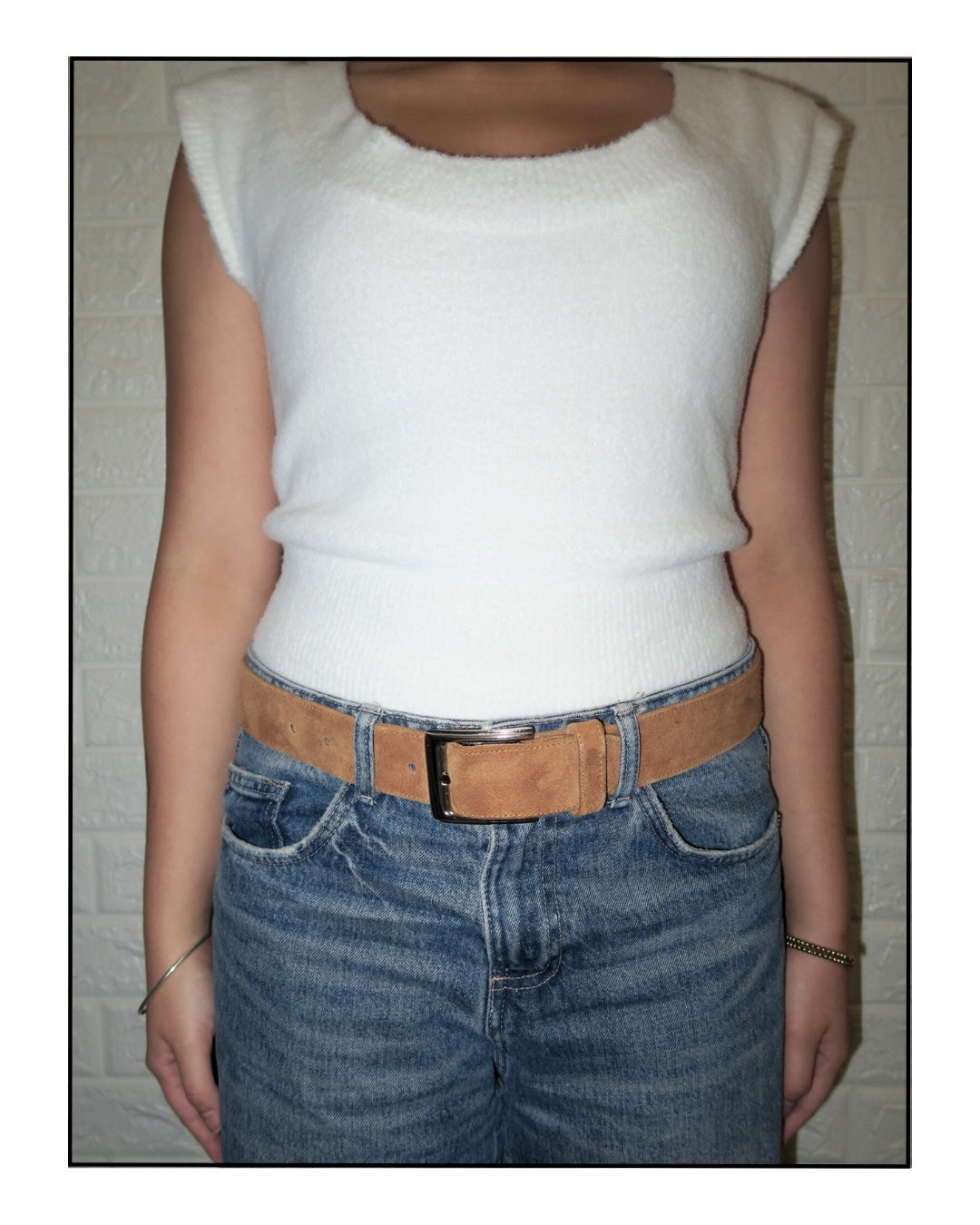 Jean Belt in Brown